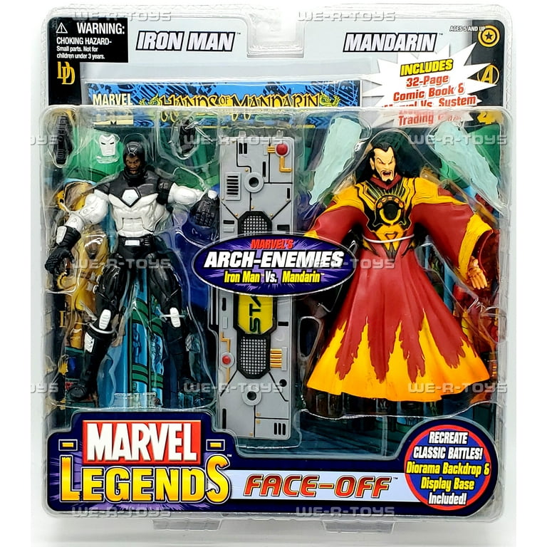 Marvel Legends Face Off Series 2 War Machine vs. Mandarin Action