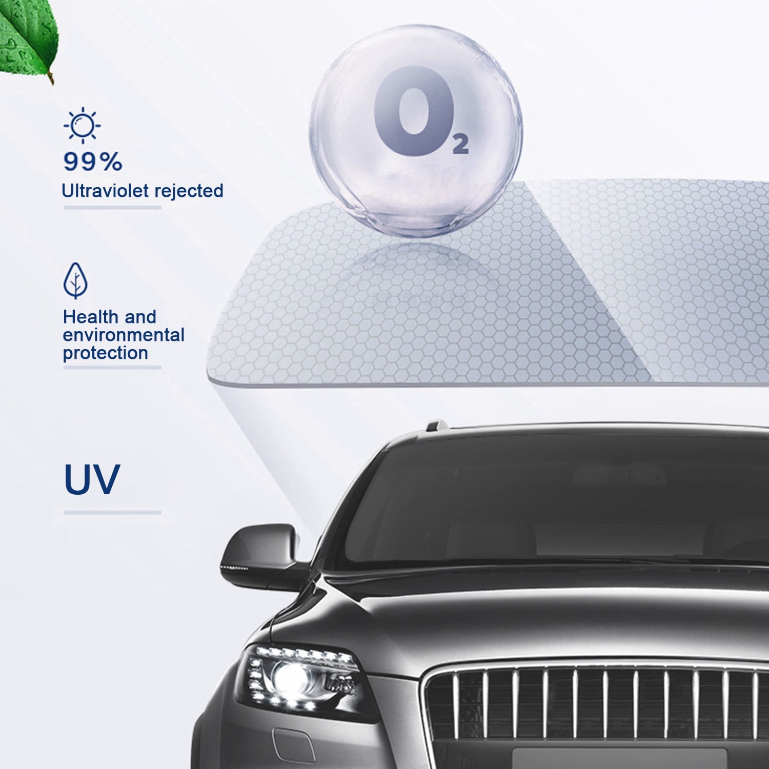 Htwon Car Window Tint 50% VLT Film Roll Kit Universal, 20" x 20'