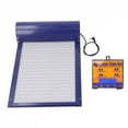 thumbnail image 2 of Puerta automática para gallinero, programable, de aluminio, con temporizador, sensor de luz, control remoto, 3 modos, color azul, 2 of 14