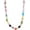 Colorful 4, variant on Flower Necklace For Women Colorful Gold Chunky Heart Cuban Chain Boho Aesthetic Trendy Dainty Cute Butterfly Pearl Star Smile Beaded Choker Necklace For Mom Sisters