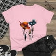 thumbnail image 3 of Wildflower Tshirt, Floral Shirt, Botanical Shirt, Flower Shirt, Nature Lover Shirt,Ladies Shirts, Womens, Owl2you, 3 of 10