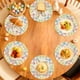 thumbnail image 4 of Aparatos de cocina, Accesorios de cocina, Utensilios de cocina, Utensilios de cocina Mantel individual redondo de Pascua Manteles individuales de poliéster, 4 of 6