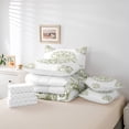 thumbnail image 6 of jejeloiu Ancient Medallion Floral 7-Piece Twin Bedding Sets,Boho Mandala Bedding Comforter Set,Green White Sheet Sets For Kids,Super Cozy Room Decor Reversible, 6 of 8