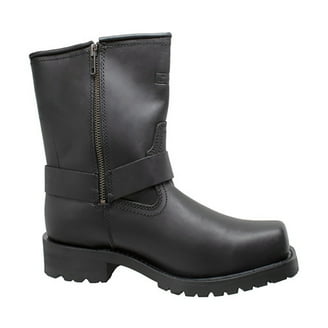 Bottes montantes pour femme avec semelle à crampons et bout carré