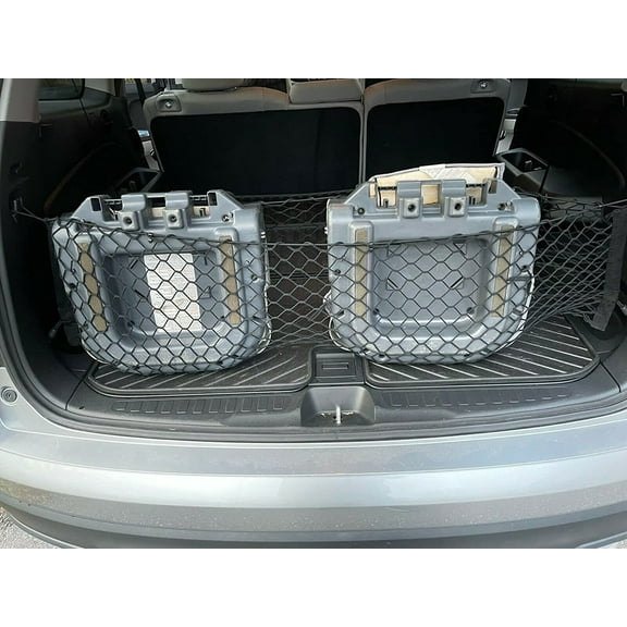 EACCESSORIES EA Rear Trunk Organizer Cargo Net for Honda Pilot 2016-2023 – Envelope Style Cargo Net for SUV – Premium Mesh Car Trunk Organizer Vehicle Carrier Storage – Compatible with Honda Pilot