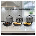 thumbnail image 2 of 3-in-1 Breakfast Machine, Sandwich Maker, Waffle Maker, Donut Maker, Home Electric Griddle ,Easy to Operate, 2 of 6