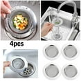 thumbnail image 1 of Product Category Strainers - 4PCS Kitchen Bathroom Clogging Sewer Debris Filter Net Filter For Or Shower Clogging Prevention Durable Mesh Strainer Easy Clean Reusable Kitchen Drain Guard 4PCS, 1 of 7