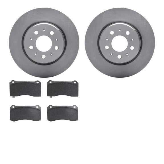 Dynamic Friction Company Front Brake Rotors with 5000 Advanced Brake Pads 6502-26022