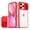 Red, variant on Nalacover Clear Magnetic Case for iPhone 13 Pro with Camera Lens Sliding Protective Cover, Hybrid Acrylic Soft TPU Hard PC Shockproof Case Compatible with MagSafe Wireless Charging Case,Red