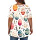 thumbnail image 5 of Camisas de Manga Larga para las Mujeres Cuello Redondo Impreso de Ajuste Suelto, Top de Moda de Verano Sexy para el Uso Diario, 5 of 6