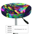 thumbnail image 4 of Balery Howling Wolf Velvet Round Bar Chair Cushion Cover Adjustable, Protects From Scratches And Stains, Soft & Washable Ideal For Wooden And Metal Stools - 12 Inch, 4 of 7