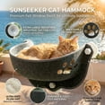 thumbnail image 6 of OJSFQUFP 20.5in Cat Window Suction Cup Cat Window Seat Breathable Cat Bed with Cutout Mounted Window Cat Shelf, 6 of 9