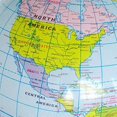 thumbnail image 4 of 16 inch Inflatable Globe Education Geography Toy Map Balloon Beach Ball New Toy, 4 of 5