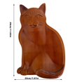 thumbnail image 2 of JHEHF Cat Shape Wooden Serving Tray Cute Cat Theme Charcuterie Board Snack Dish Platter for Party Activities Housewarming Present Gift for Pet Lovers, 2 of 6