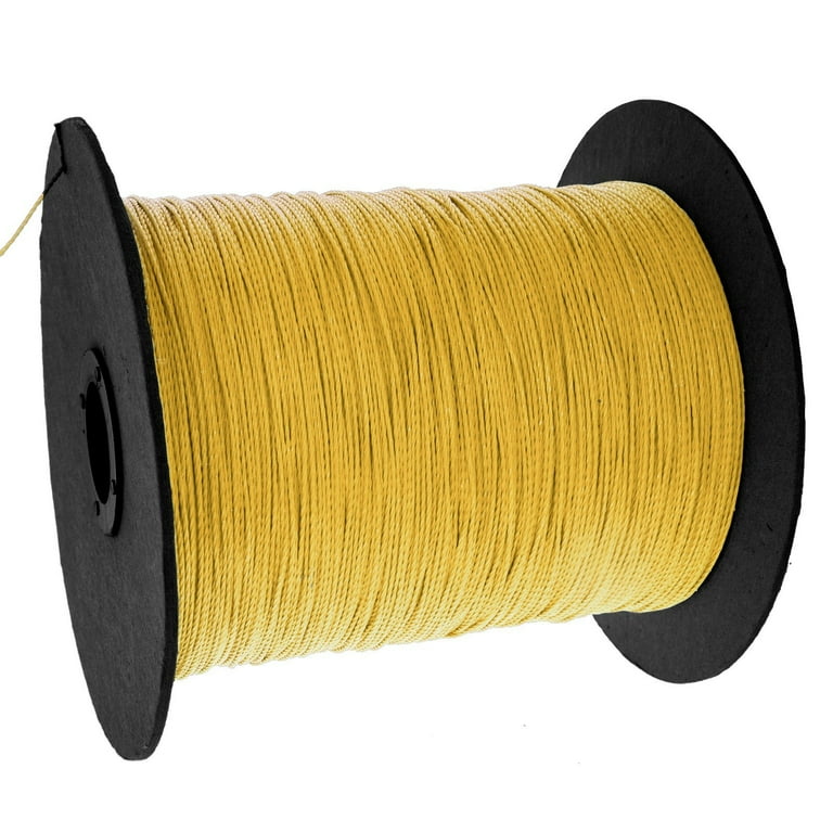 ASR Tactical Braided Kevlar 200lb Strength Survival Cord Rope - 25ft Yellow  