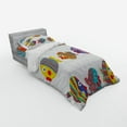 thumbnail image 2 of Ambesonne Funny Bedding Set 3 Pcs, Folkloric Fish Family, Twin, Multicolor, 2 of 2