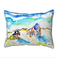 thumbnail image 1 of Betsy Drake ZP846 Oreiller à Fermeture à Glissière Extra Grand 20 x 24 Po. Jouant dans le Sable, 1 of 1