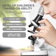 thumbnail image 4 of Microscope for Kids Beginners 100X 400x 2000X Magnification Kids Science Toys Microscope Kit with Microscope Slides LED Light and Box Education Scientific Toys for Child, 4 of 6