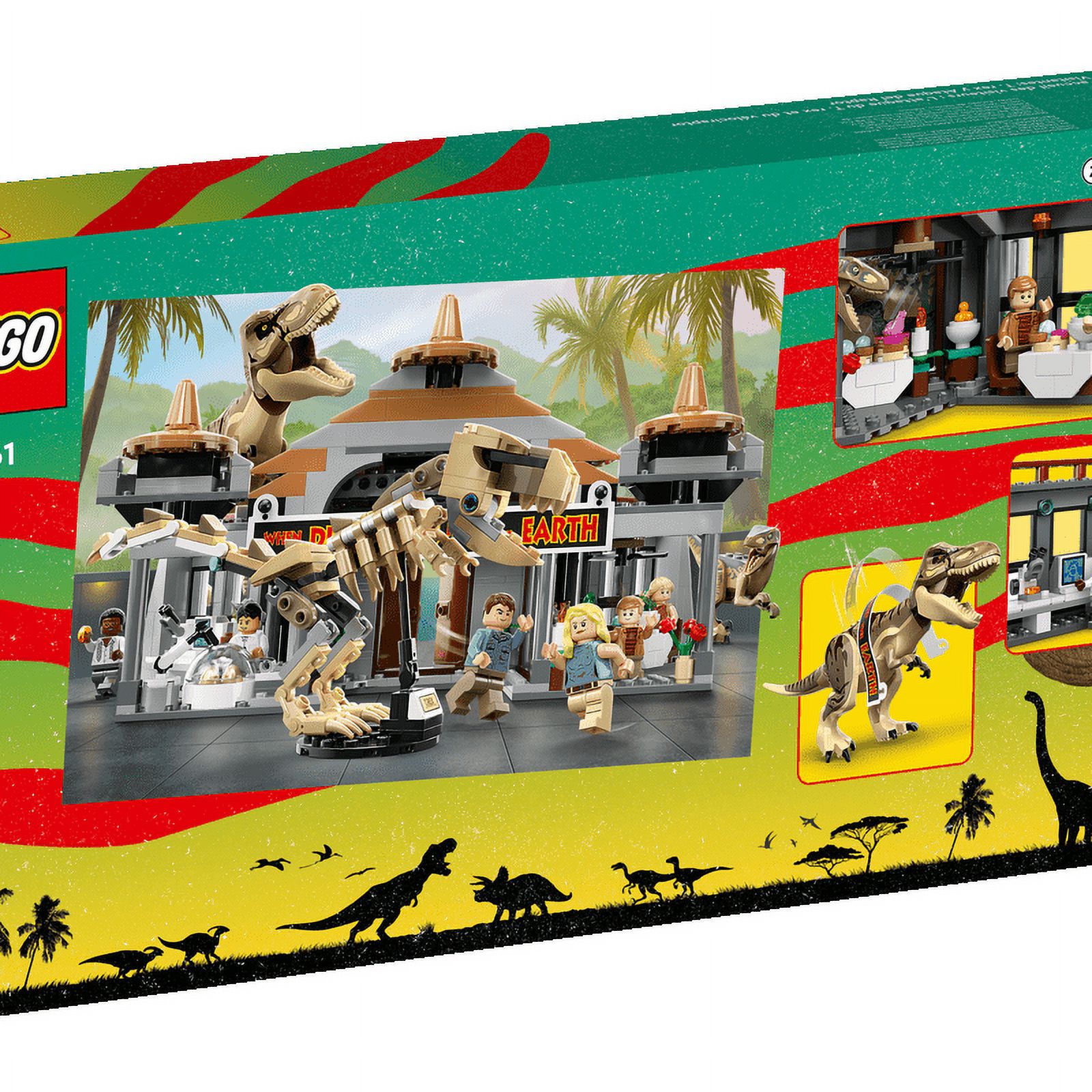 Lego Jurassic Park Visitor Center: T. rex & Raptor Attack 76961