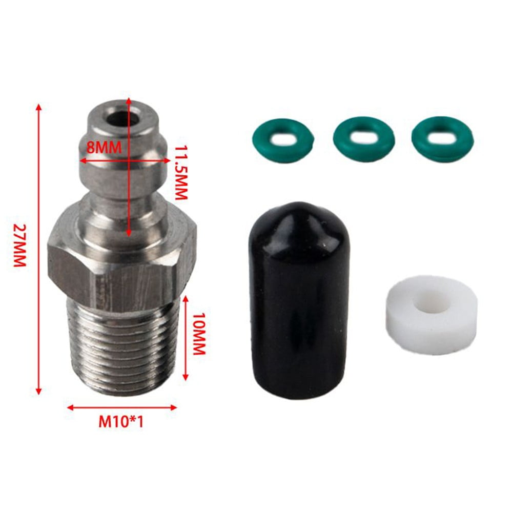 Air Supplement Fitting Stainless Steel PCP Paintball Pneumatic Quick