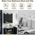 thumbnail image 6 of POAO Bathroom Wall Storage Cabinet, Wooden Medicine Cabinet with Adjustable Shelves and Double Barn Doors, Over The Toilet Storage Cabinet,Black, 6 of 9