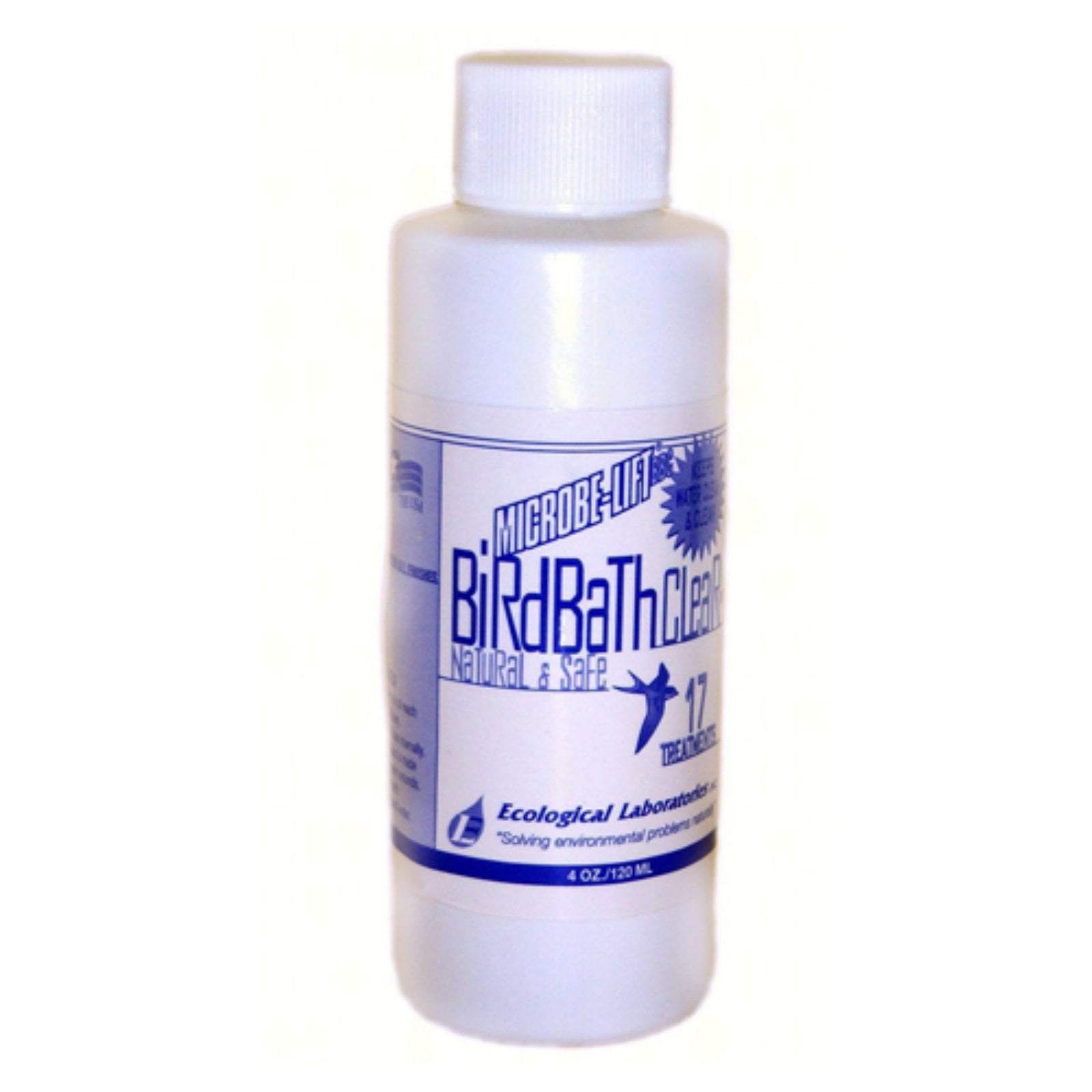 Ecological Labs 10BBC4-24D, Microbe Lift Bird Bath Cleaner, 4-Ounce