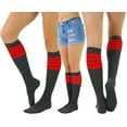 thumbnail image 3 of ToBeInStyle Women's Pack of 6 Knee High Socks, 3 of 37