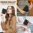 thumbnail image 7 of FALAN MULE Small Wallets Woman Slim RFID Blocking Mini Credit Card Holder, 7 of 7