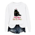 thumbnail image 1 of WEAIXIMIUNG Robe Sweat-Shirt Surdimensionnée Grande Taille Mode Hiver pour Femmes Imprimé Festif de Noël Col Rond, 1 of 3