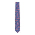 thumbnail image 2 of BAR III Mens Navy Paisley Skinny Neck Tie, 2 of 2