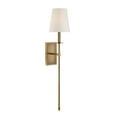 thumbnail image 4 of Sleek Monroe Sconce in Warm Brass, 4 of 6