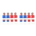 thumbnail image 2 of Ounissouiy 4 Uds máquina de fútbol de muñeca impermeable divertido jugador de fútbol muñecas figuras de plástico piezas de repuesto Rojo azul 2piezas, 2 of 6
