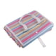 thumbnail image 3 of Bolsa plegable Oxford impermeable a prueba de humedad para picnic/playa/camping Rayas rosa shamjiam Estera de la manta de picnic al aire libre, 3 of 9
