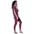 thumbnail image 6 of Moomaya Womens Plain Nightwear Set w/ Pyjama Cotton Sleepwear 2 Pcs Nightdresses, 6 of 8