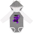 thumbnail image 3 of Inktastic I Wear Purple for My Nana Pancreatic Cancer Awareness Boys or Girls Long Sleeve Baby Bodysuit, 3 of 5