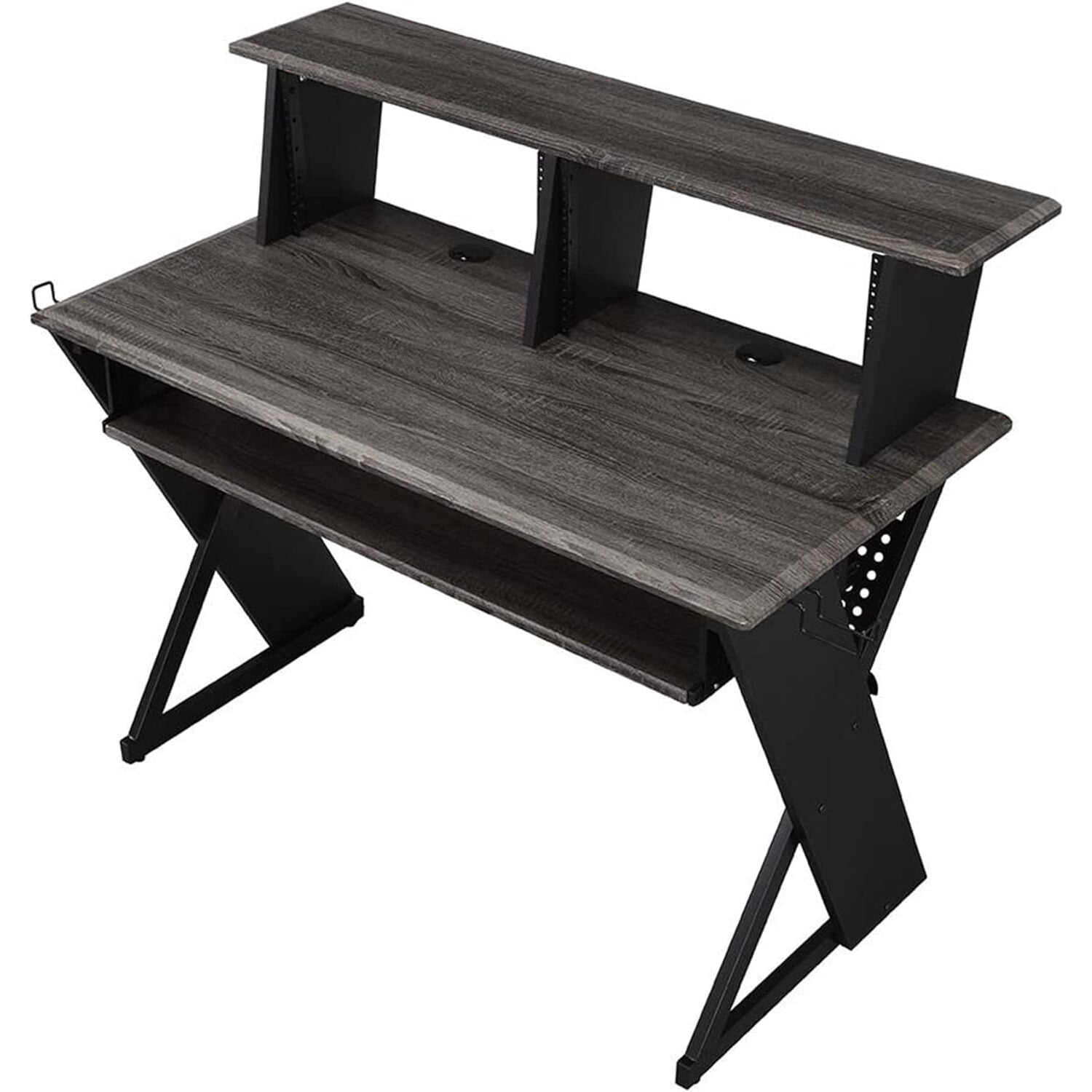 Music Desk - Black Finish - Adjustable Height - Sheet Music Stand - Home Stock