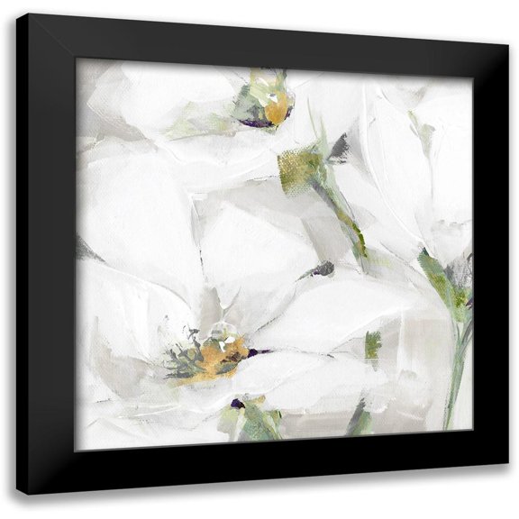 Pepe, Susan 12x12 Black Modern Framed Museum Art Print Titled - White Purity
