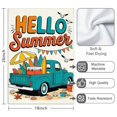 thumbnail image 3 of 2 Pcs Funny Kitchen Towels,Hello Summer Truck with Surfboards Microfiber Dish Towels,Kitchen Tea Towels,Kitchen Towel Set (18" X 26"), 3 of 3