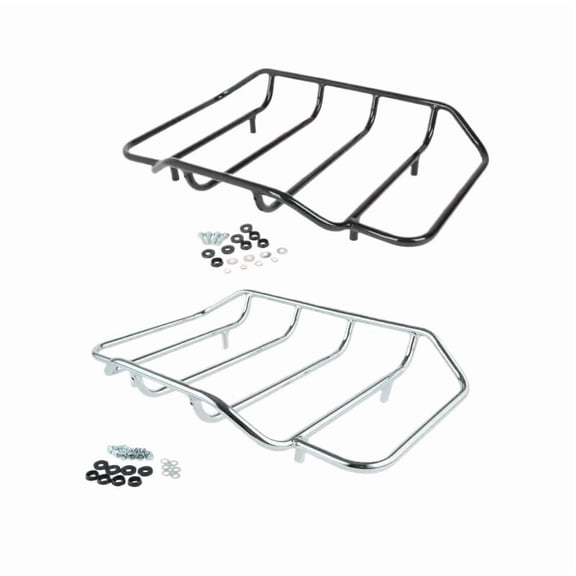 Motorcycle Pack Trunk Luggage Top Rack For Harley Touring Road King Street Glide 1984-2025