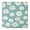 Teal Daisy Flower, variant on Black Daisy Flower Pattern Square Fitted Tablecloth with Elastic Edge,Square Table Cover,Washable Elastic Table Cover for Home Kitchen Party Decor 34"x34"