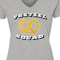 thumbnail image 4 of Inktastic Oktoberfest Pretzel Squad Women's V-Neck T-Shirt, 4 of 5