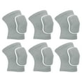 thumbnail image 1 of Uxcell L Protectores de Rodilla para Volleyball, Protectores de Rodilla de Espuma, Faja, Gris 3 Pares, 1 of 6