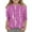 Hot Pink, variant on KyCheLot Casual 3/4 Sleeve Tshirts for Girls Stretchy Loose Round Neck Printed Tunic Tops Spring Summer 3-12 Years