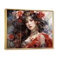 thumbnail image 2 of Designart "Traditional Opera China Art painting" Chinese Floater Framed Wall Art Print, 2 of 7