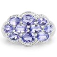 thumbnail image 3 of 2.66 Carat Genuine Tanzanite .925 Sterling Silver Ring QJ Model, 3 of 3