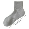 thumbnail image 3 of PMVFHDE Autumn Winter Sports Socks with Honeycomb Textured Sole and Advanced Breathable Fabric for Enhanced Athletic Performance and All Day Comfort Grey, 3 of 3