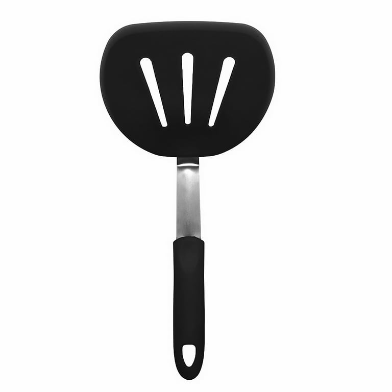 Silicone Cooking Spatula Turner, Heat Resistant Large Silicone Slotted  Spatula Solid Spatulas for No…See more Silicone Cooking Spatula Turner,  Heat