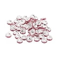 thumbnail image 1 of Unique Bargains 6mm Spacer Beads, 100pcs Bead Spacers Rhinestone Round Bulk Beads for Jewelry Making, Pink, 1 of 5