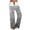 Gris, variante sur Pantalons pour Femmes Décontractés Été Taille Haute Bande Élastique Taille Imprimée Pantalons de Yoga Amples avec Poche Pantalons Cargo Femme Kaki TTG