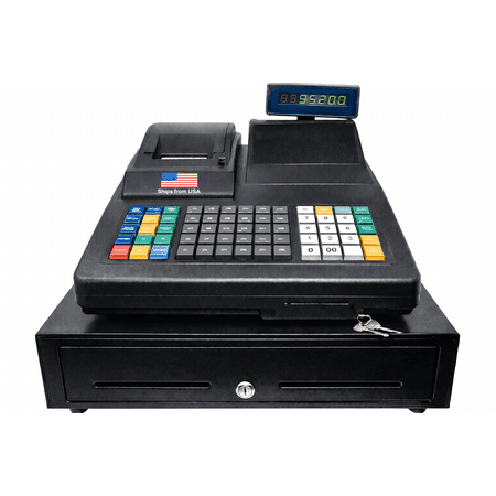 Checkout Cash Register AR560 with 2 Check Slots, Steel Drawer, 60 Departments, 9500 PLU
